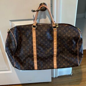Luxury Brown Monogram Travel Bag